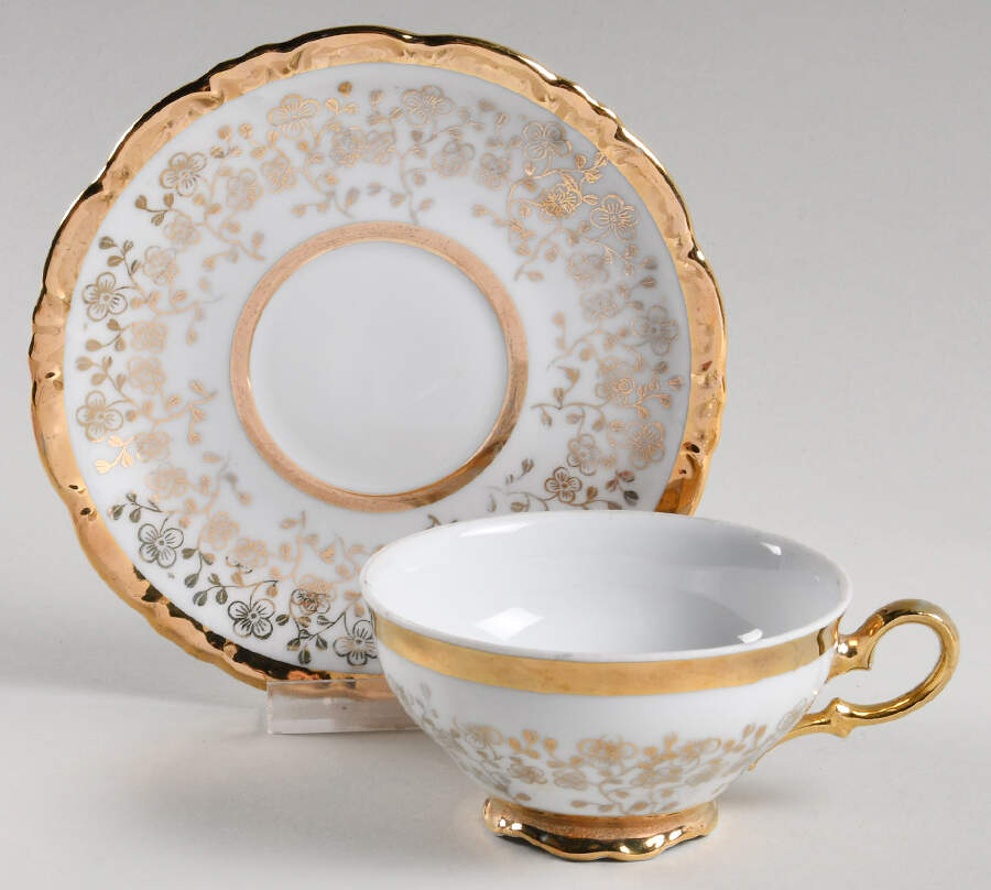 SCG103 Footed Cup & Saucer Set by Schirnding-1
