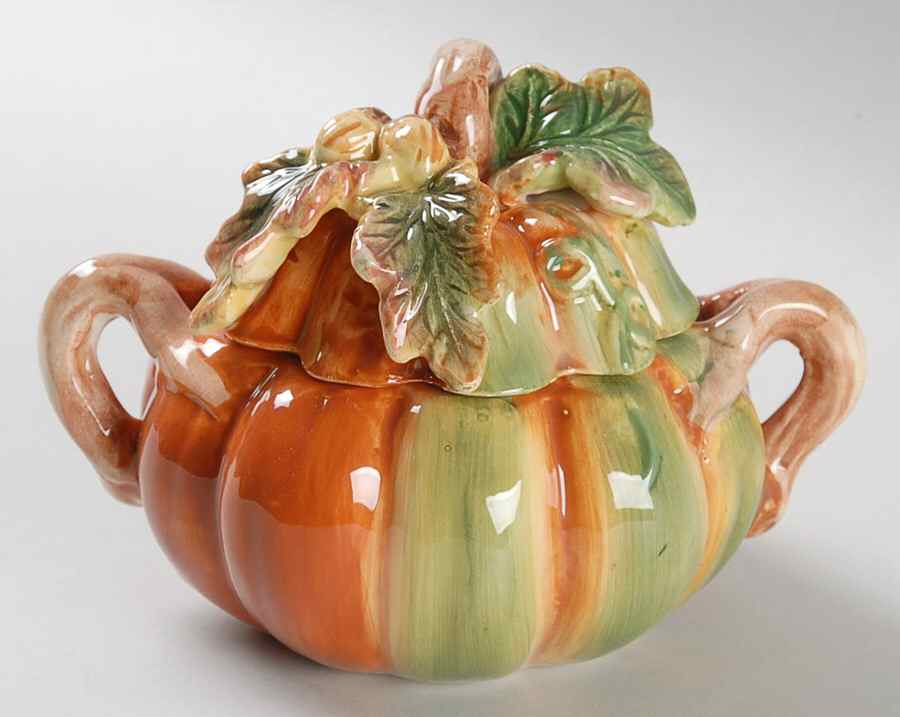 Harvest Figural Collection Sugar Bowl & Lid by Spode-1