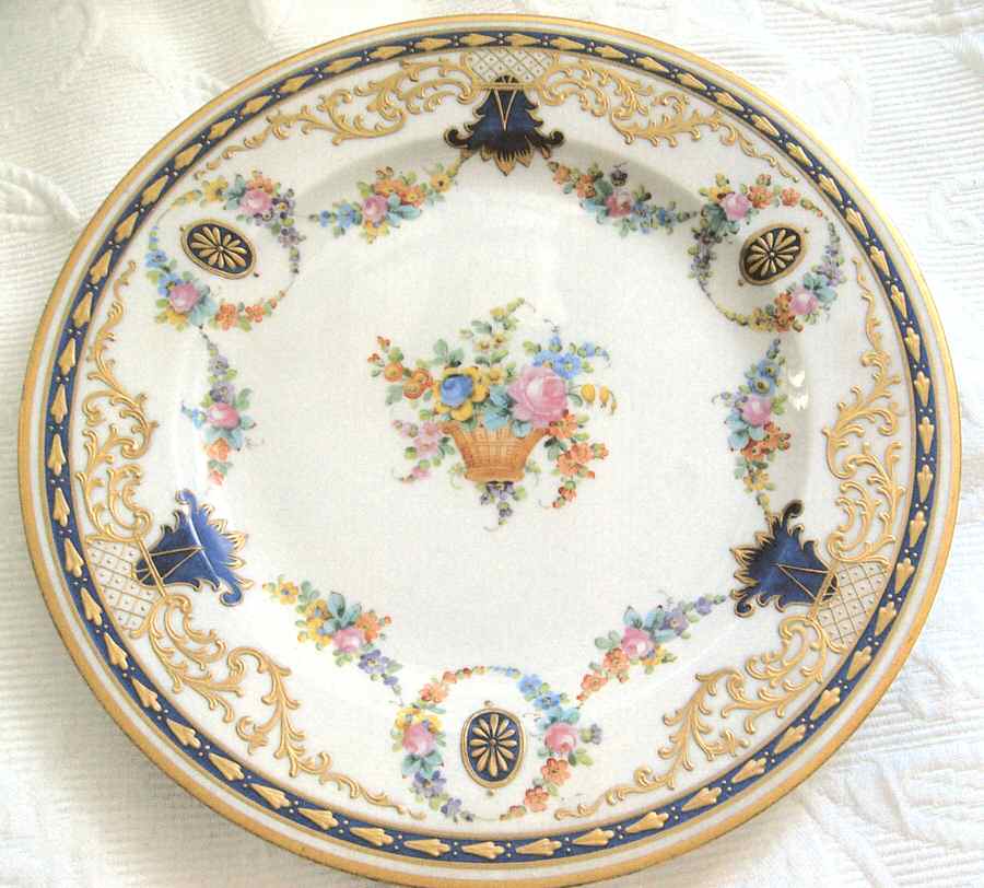 SPF34 Salad Plate by Sevres Porcelain (France)-1