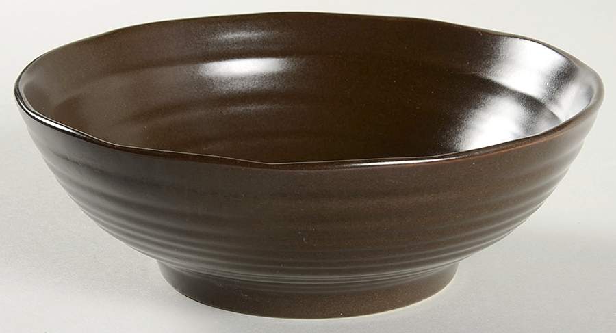 Swirl Charcoal Soup/Cereal Bowl by Sango-1