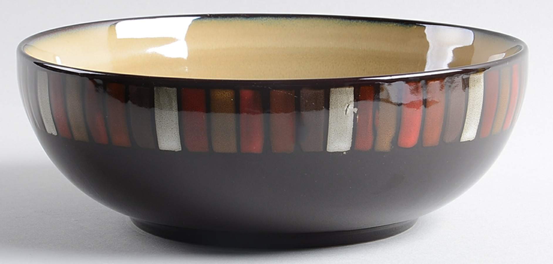 Vallejo Red 9" Round Vegetable Bowl by Sonoma Home-1