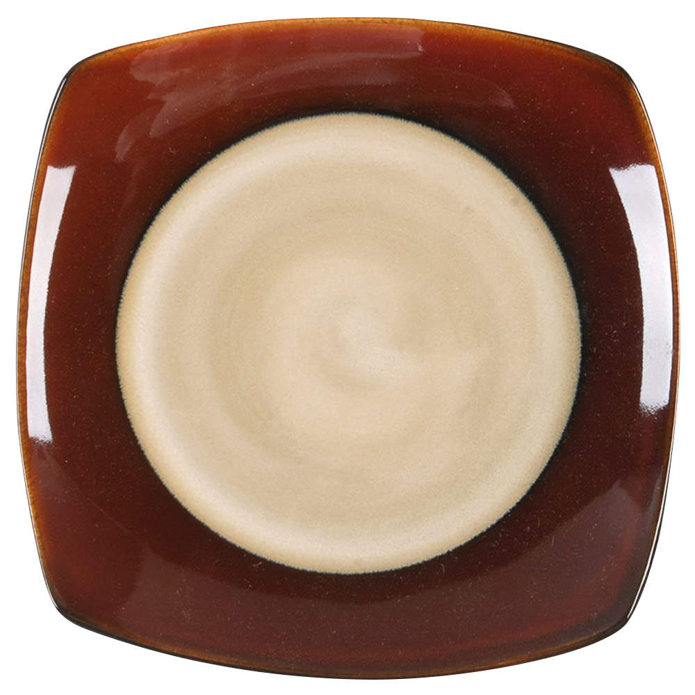 Mesa Red Square Salad Plate by Sonoma Home-1