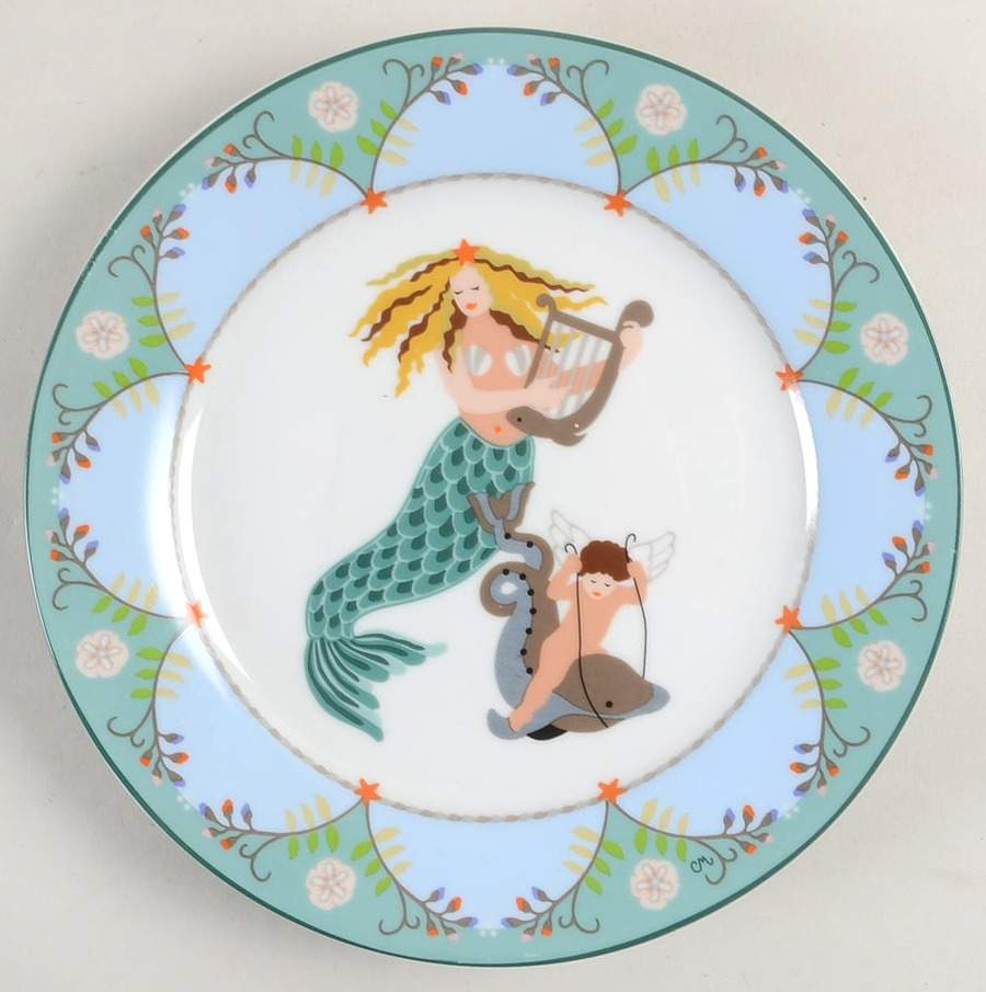 Sirens of the Sea Salad Plate by Sakura-1