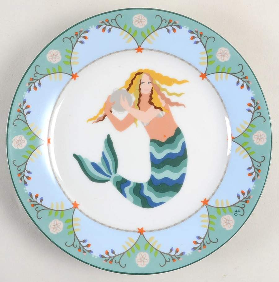 Sirens of the Sea Salad Plate by Sakura-1