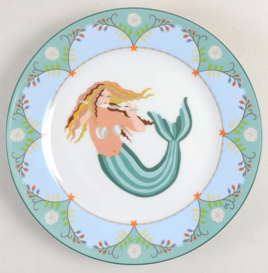 Sirens of the Sea Salad Plate by Sakura-1