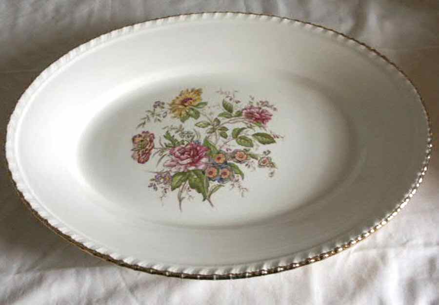Trent 15" Oval Serving Platter by Sovereign Potters-1