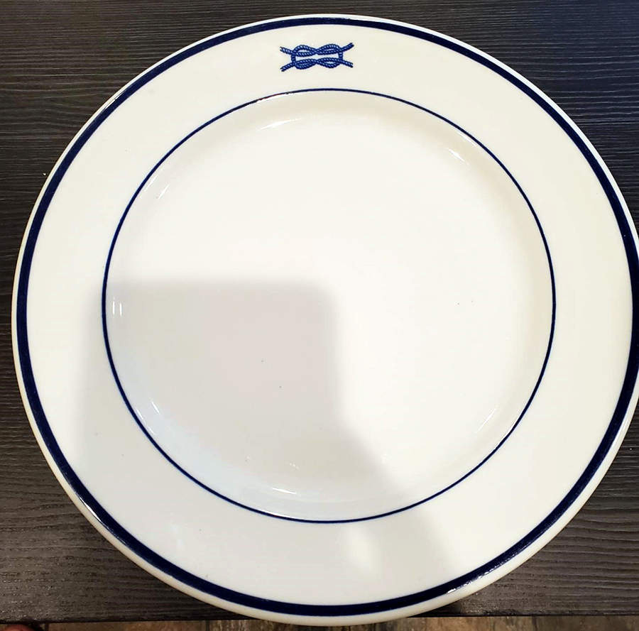 US Navy Mess Wardroom Officer Dinner Plate by Shenango-1