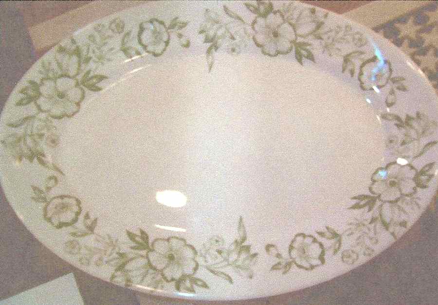 STR135 14" Oval Serving Platter by Sterling China (USA)-1