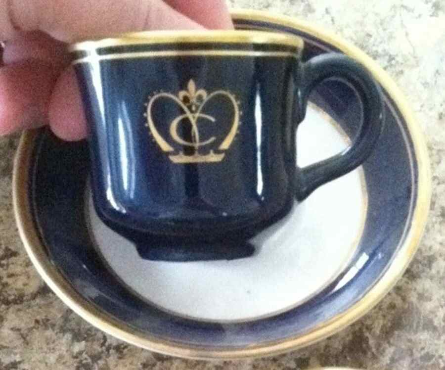 SHO352 Flat Cup & Saucer Set by Shenango-1