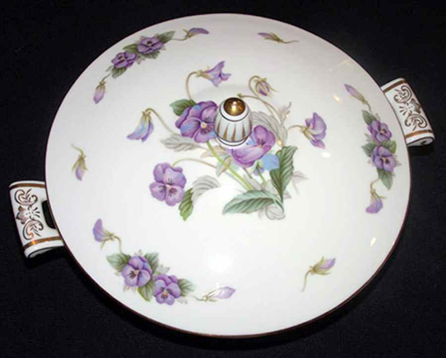Pansy Round Covered Vegetable by Sango-1