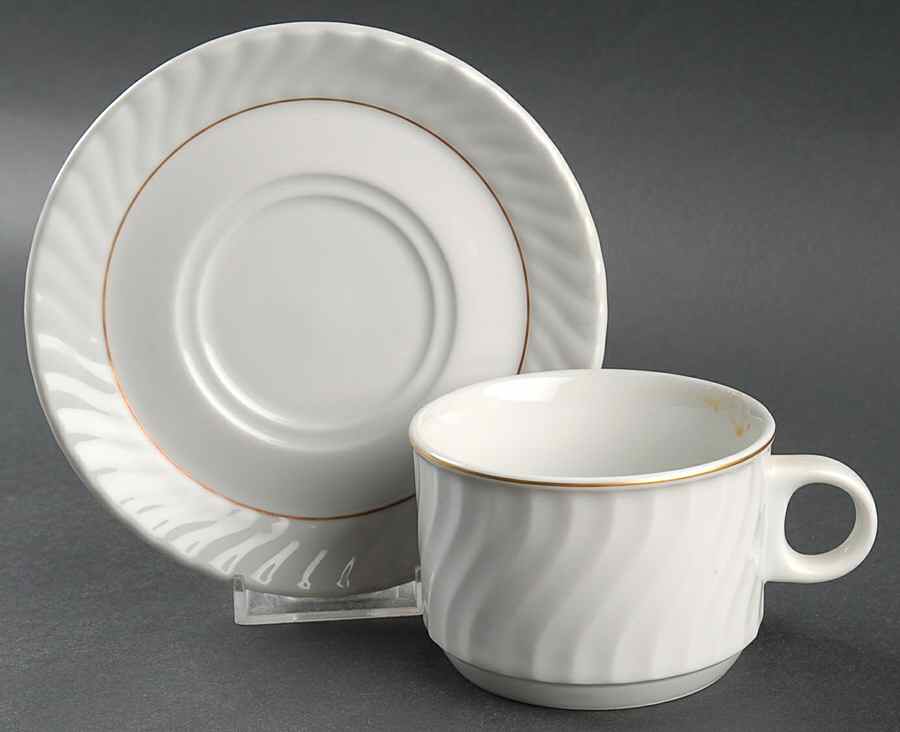 9190 Flat Cup & Saucer Set by Schonwald-1