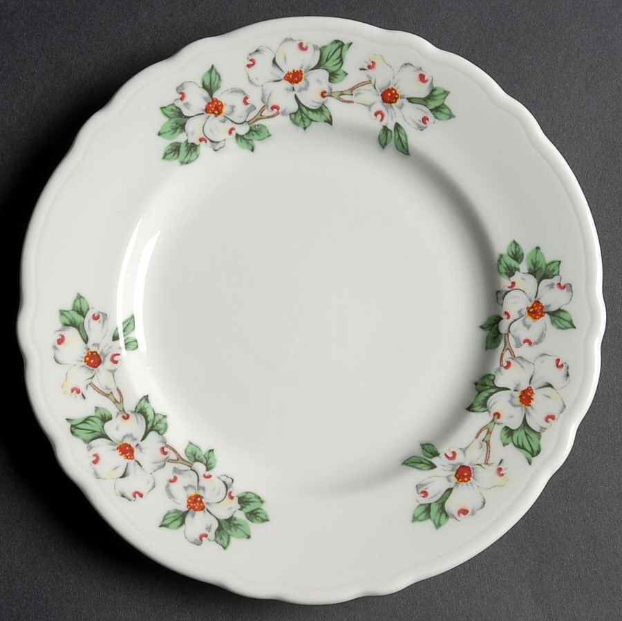Dogwood Salad Plate by Sterling China (USA)-1