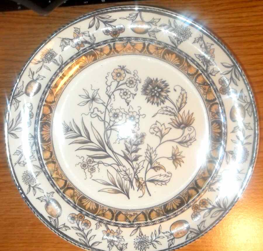 Florida (Yellow Band & Accents) Dinner Plate by Spode-1