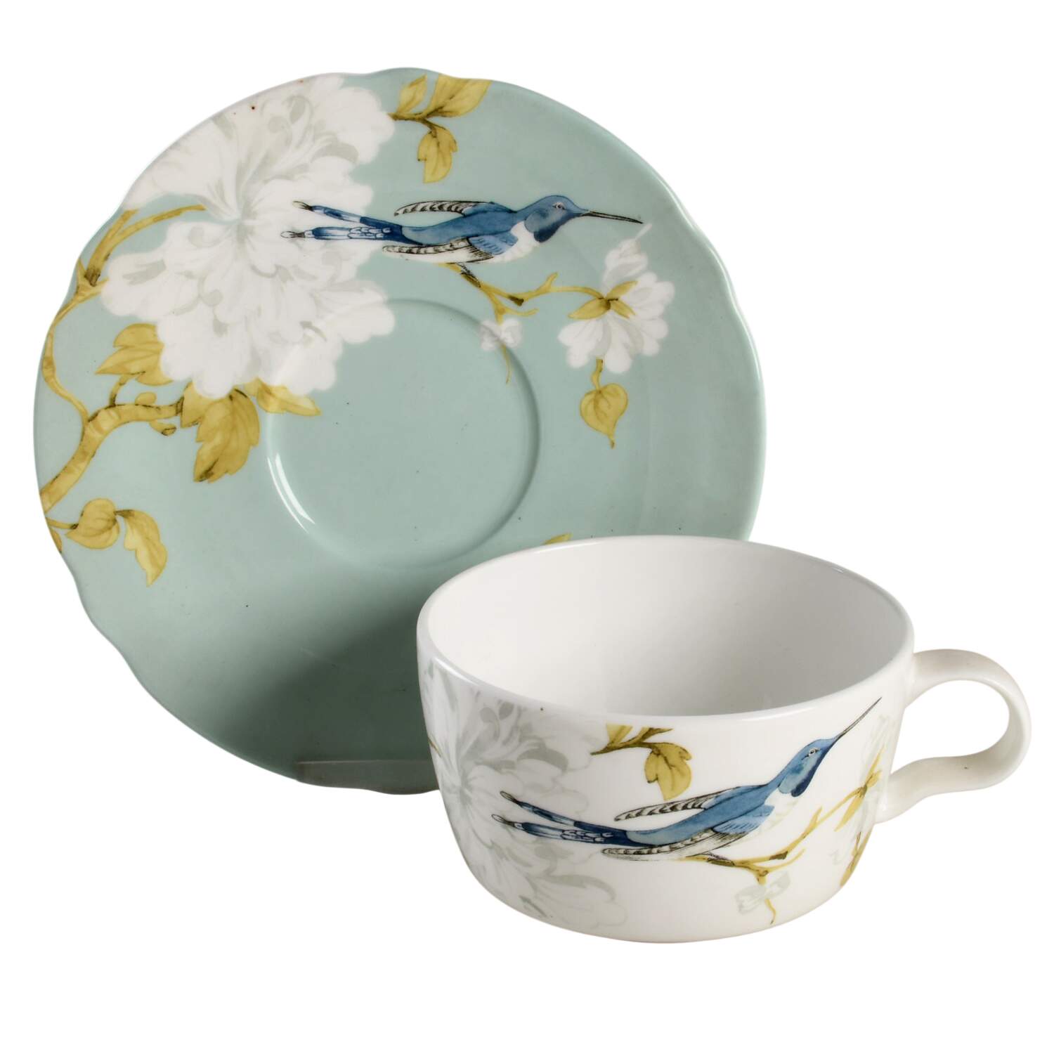 Nectar Flat Cup & Saucer Set by Spode-1