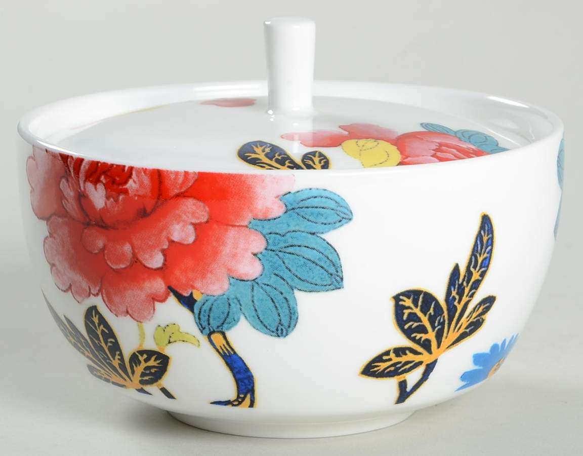 Isabella Sugar Bowl & Lid by Spode-1