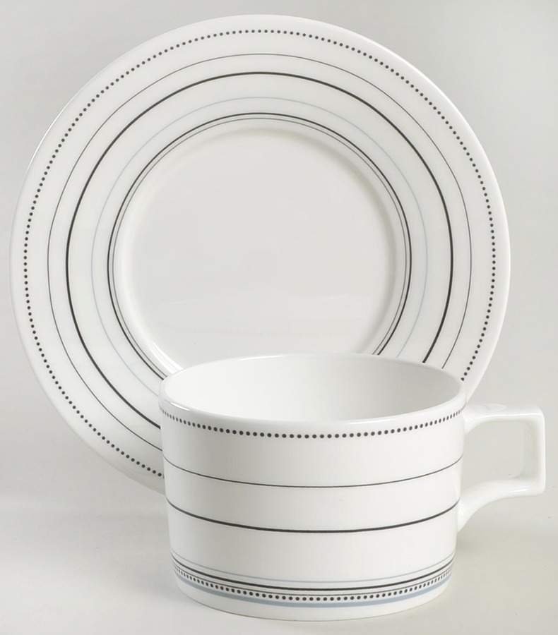 Kara Flat Cup & Saucer Set by Spode-1