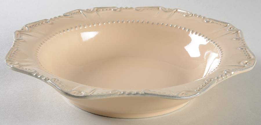 Isabella Yellow Creme 9" Individual Pasta Bowl by Skyros-1