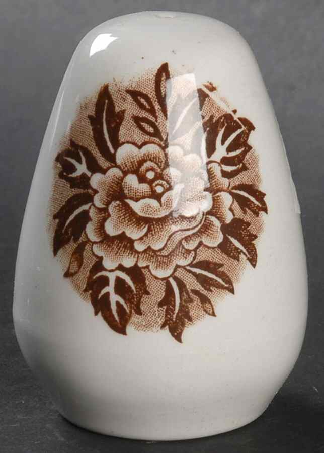 English Village Brown Salt Shaker by Salem-1