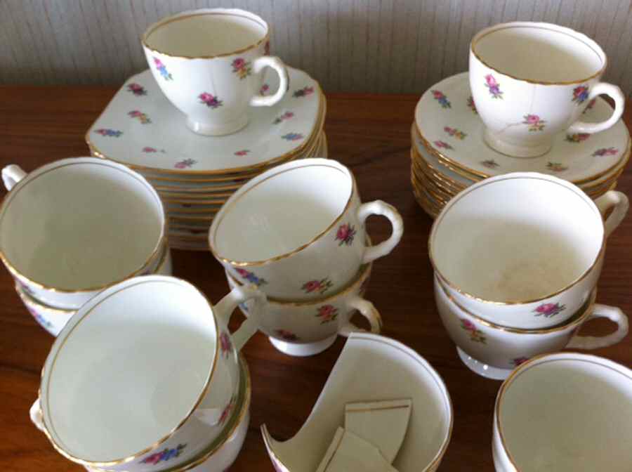 2558 Footed Cup & Saucer Set by Sutherland-1