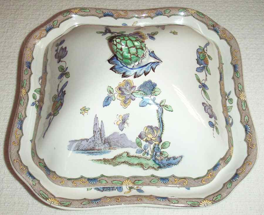 7088 Square Covered Vegetable by Spode-1