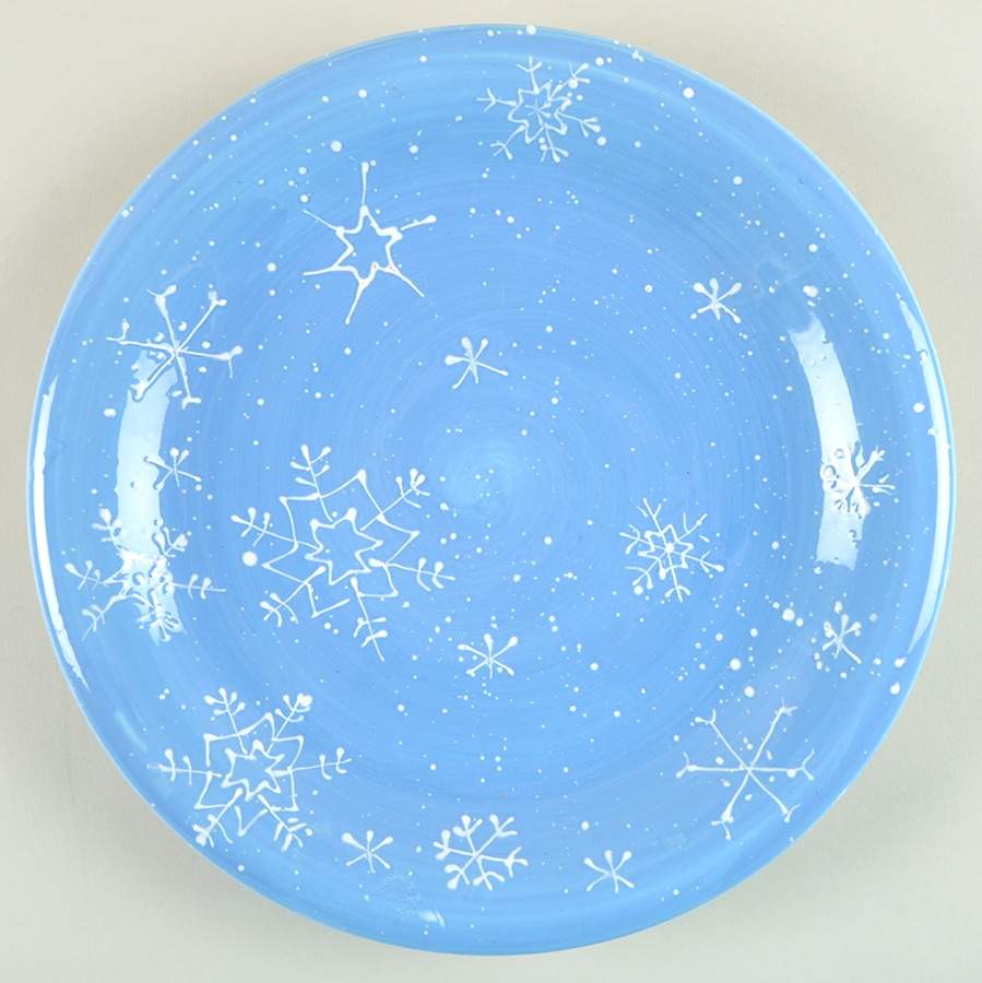 Button Up Snowflake Dinner Plate by Sonoma Home-1