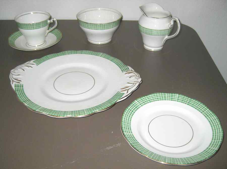 Tartan Green Creamer by Salisbury-1