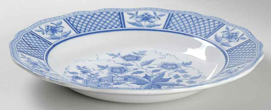 La Fayette Large Rim Soup Bowl by Sarreguemines-1