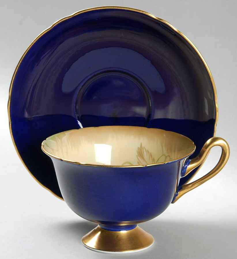 13781 Footed Cup & Saucer Set by Shelley-1