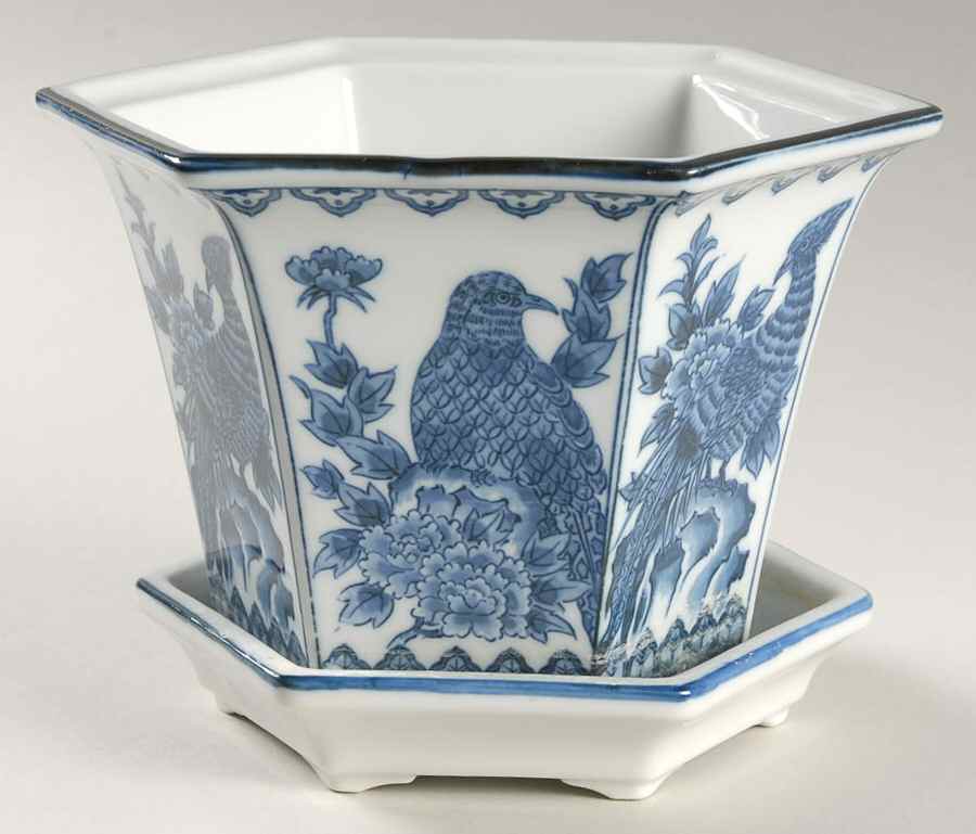 SAD88 4" Flower Pot with Underplate by Sadek-1