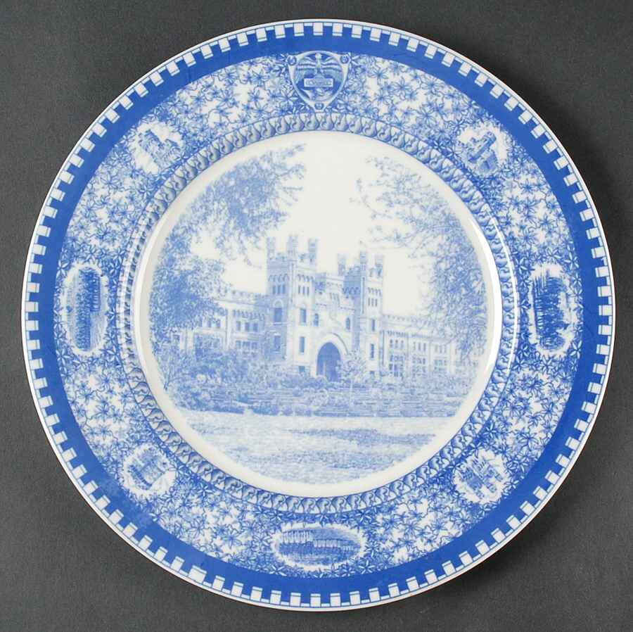 Culver Military Academy Blue Dinner Plate by Shenango-1