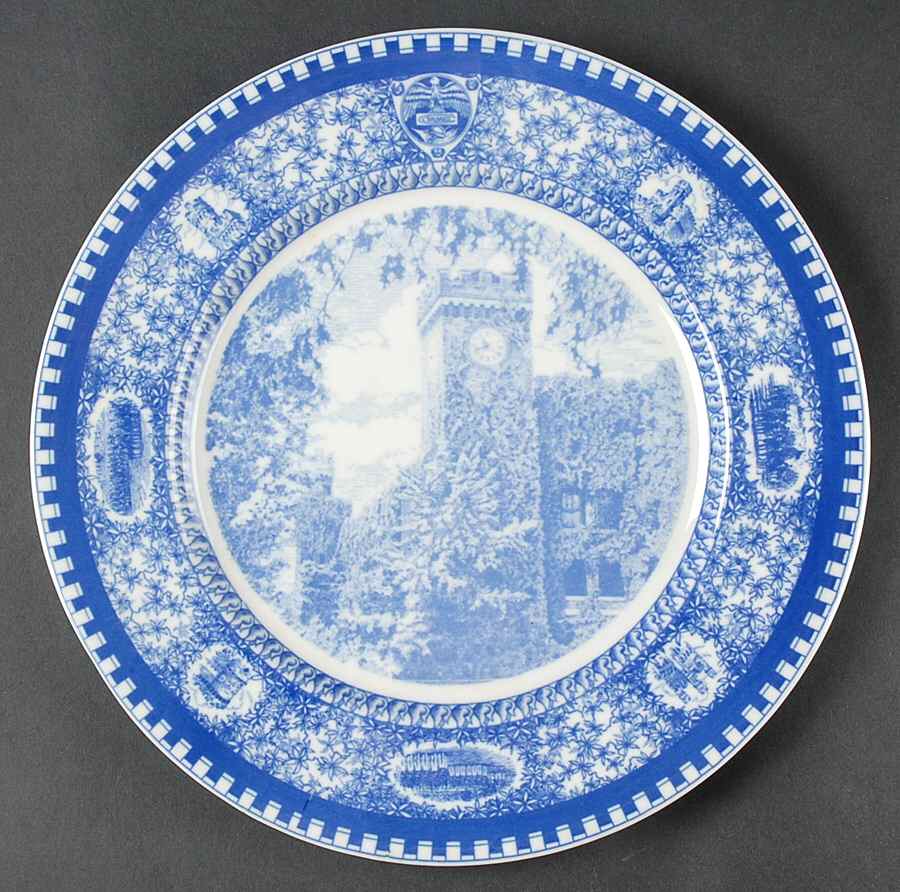 Culver Military Academy Blue Dinner Plate by Shenango-1