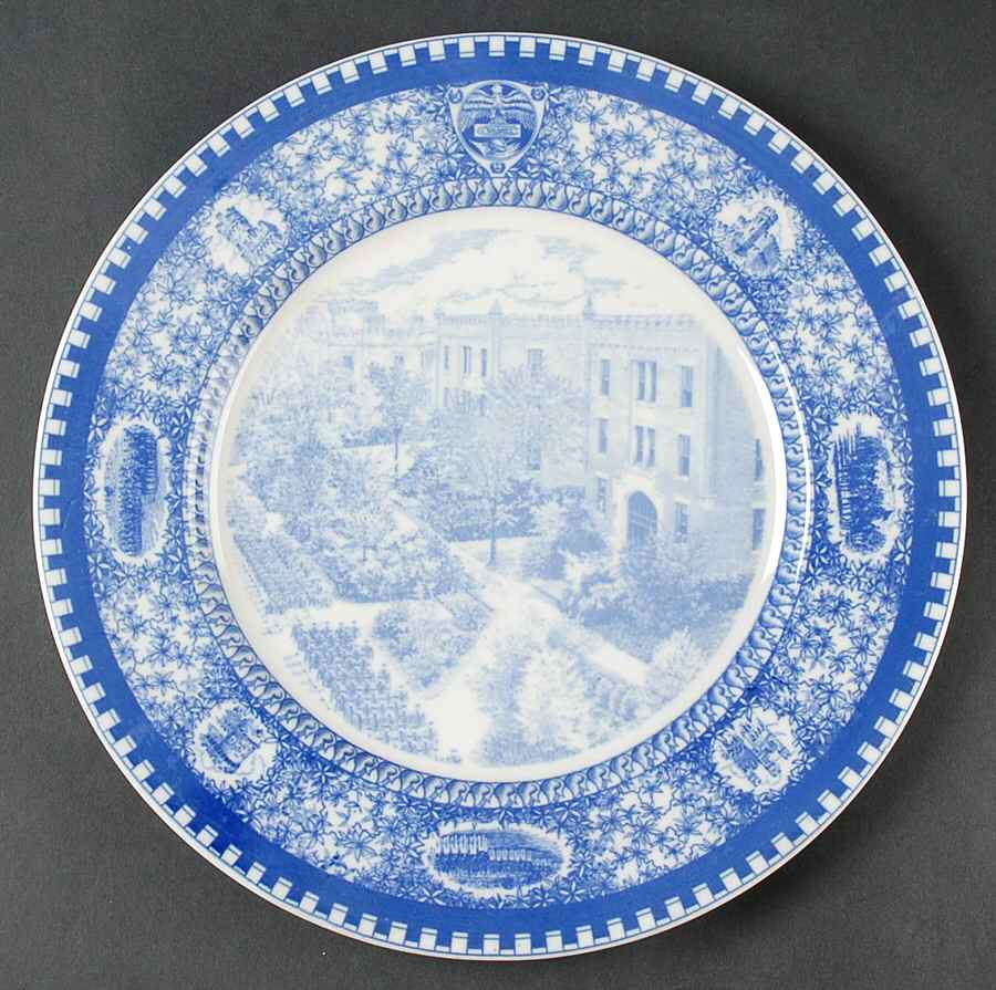 Culver Military Academy Blue Dinner Plate by Shenango-1