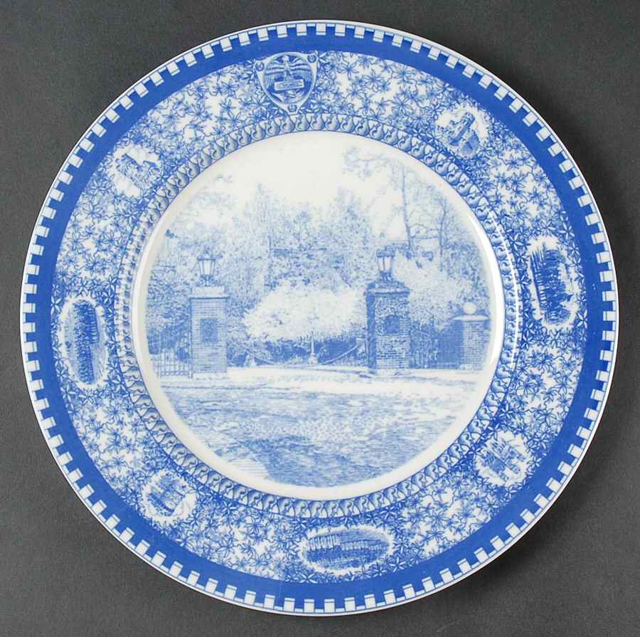 Culver Military Academy Blue Dinner Plate by Shenango-1