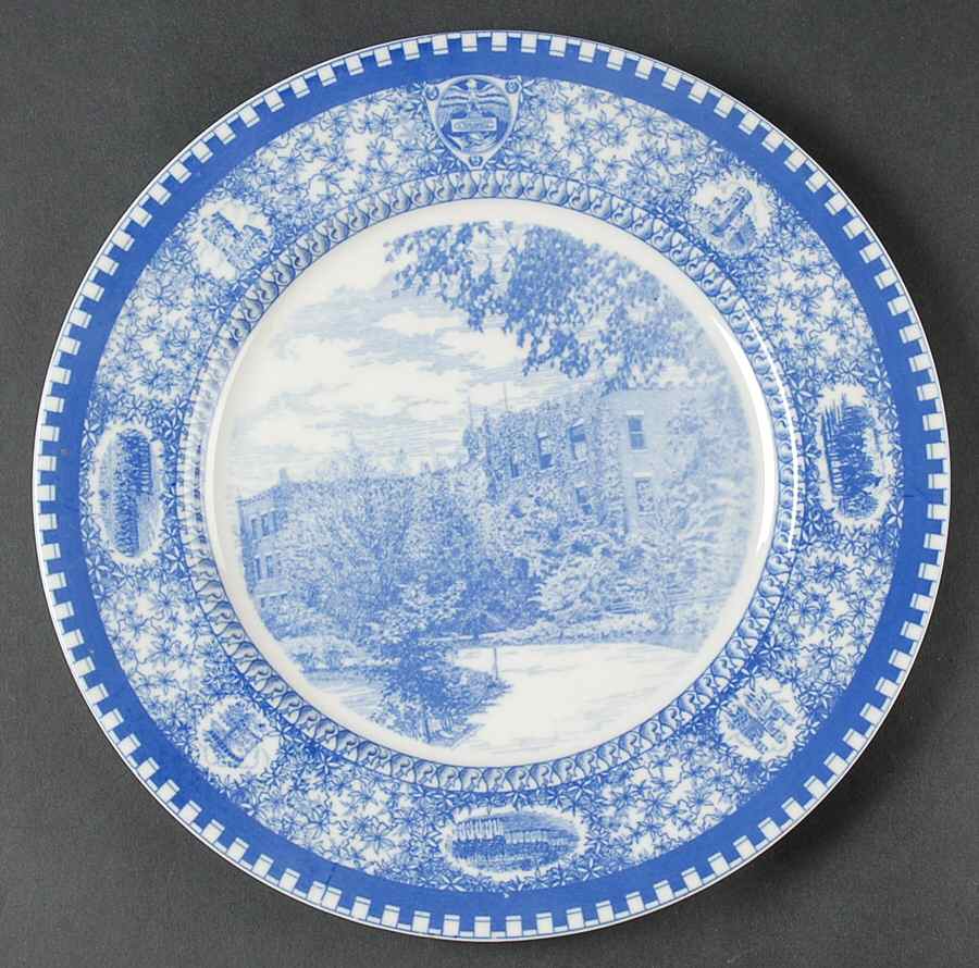 Culver Military Academy Blue Dinner Plate by Shenango-1