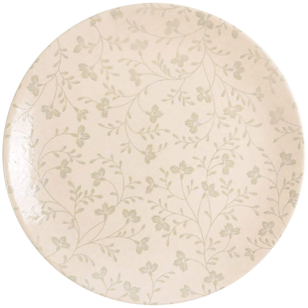 Fresh Flowers Gray Dinner Plate by Sango-1