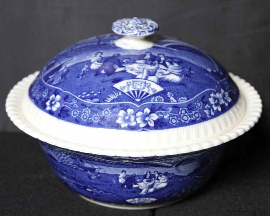 SP585 Round Covered Butter by Spode-1