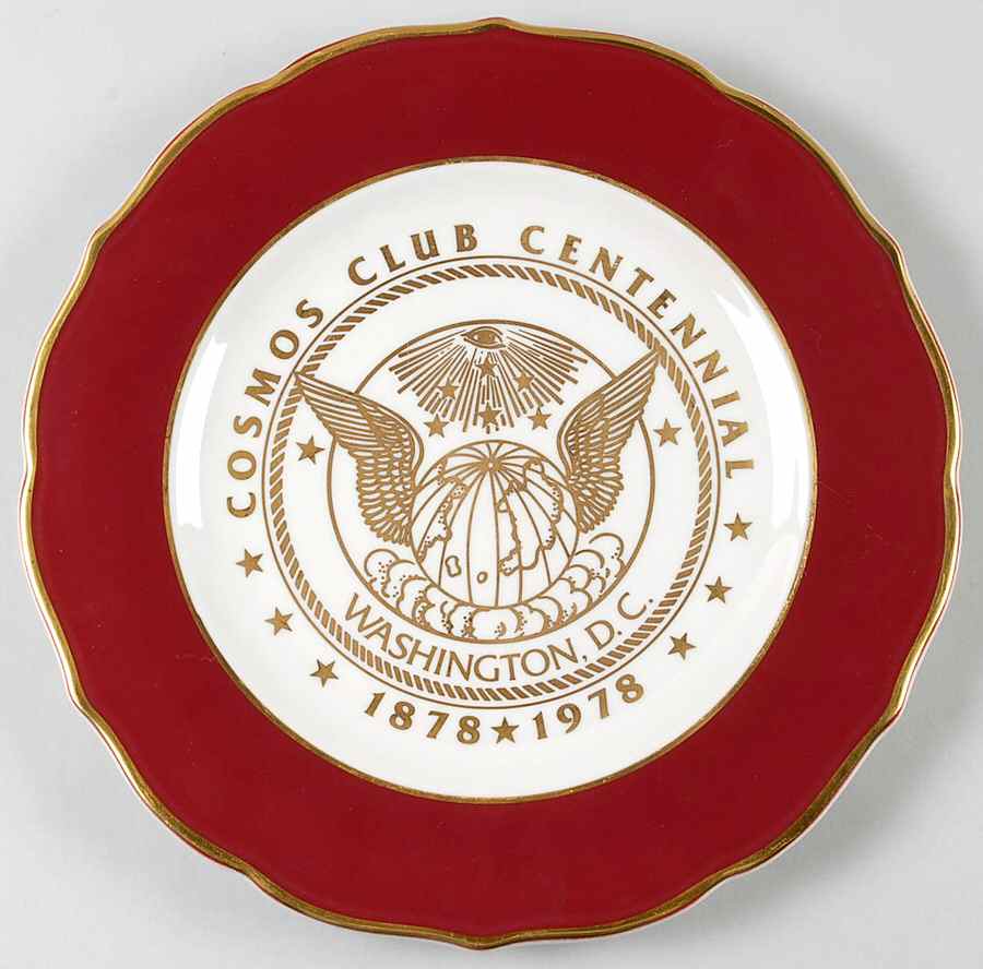 Cosmos Club Centennial Dinner Plate by Syracuse-1