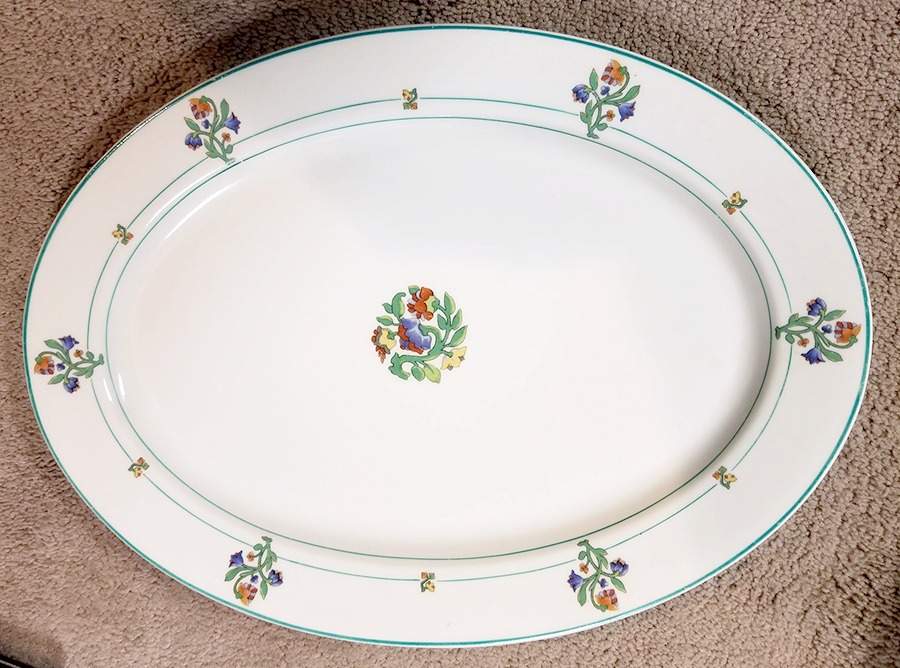 St. Albans (Missouri Pacific) 14" Oval Serving Platter by Syracuse-1