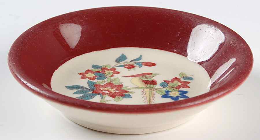 Yellow Bird (Norfolk & Western) Fruit/Dessert (Sauce) Bowl by Shenango-1