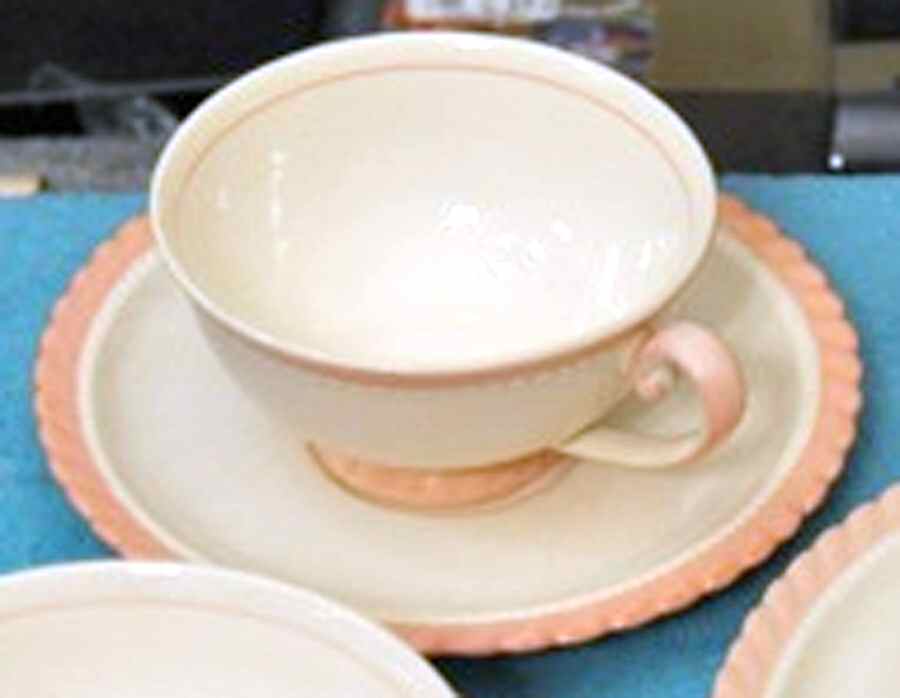 STB382 Footed Cup & Saucer Set by Steubenville-1