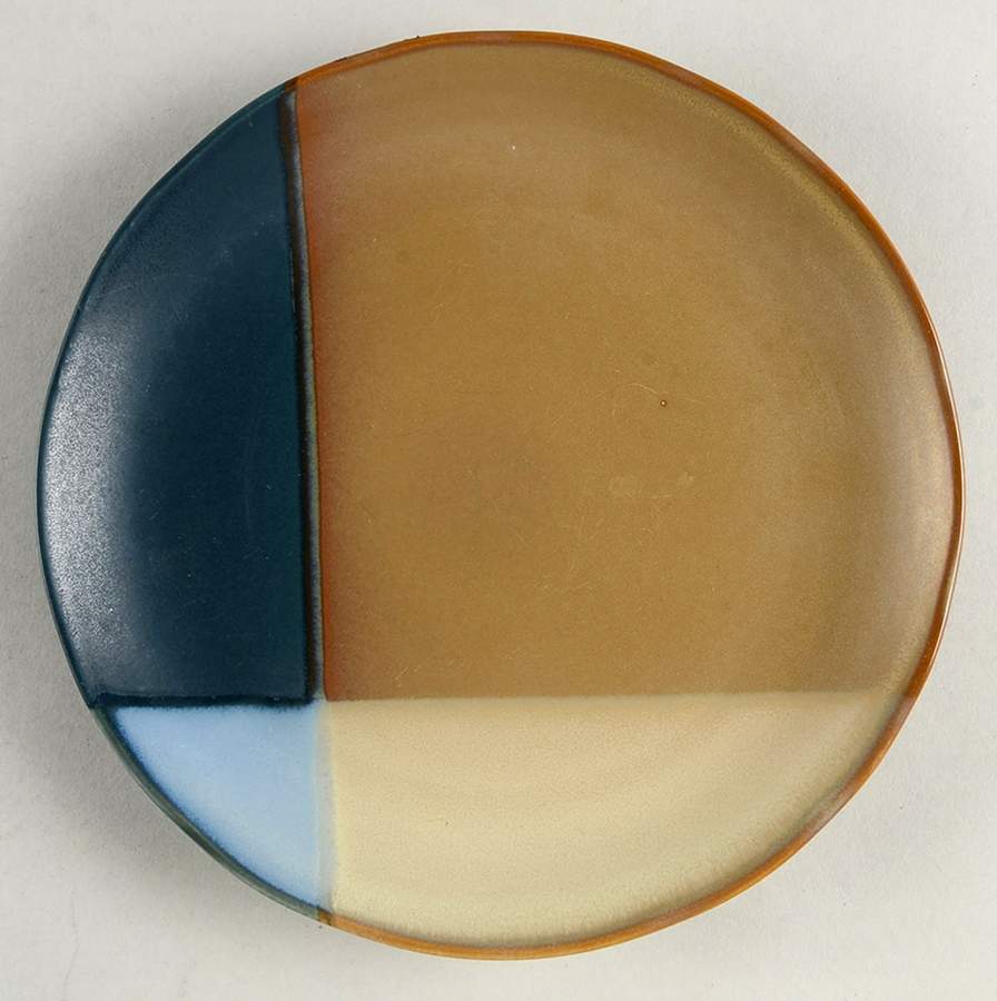 Gold Dust Blue Salad Plate by Sango-1