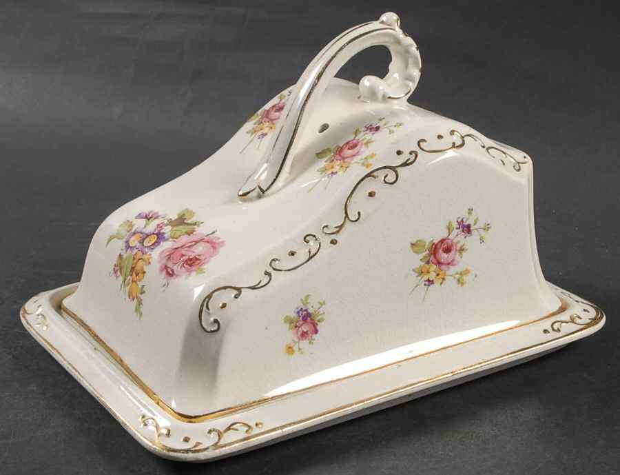 401A Cheese Dish with Lid (Wedge) by Samuel Johnson-1
