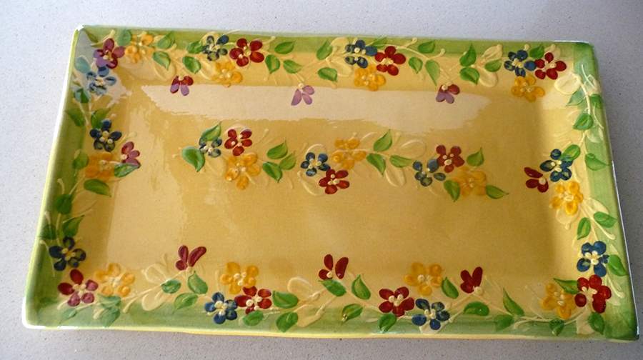 Provence Divers 14" Rectangular Serving Platter by Souleo Provence-1
