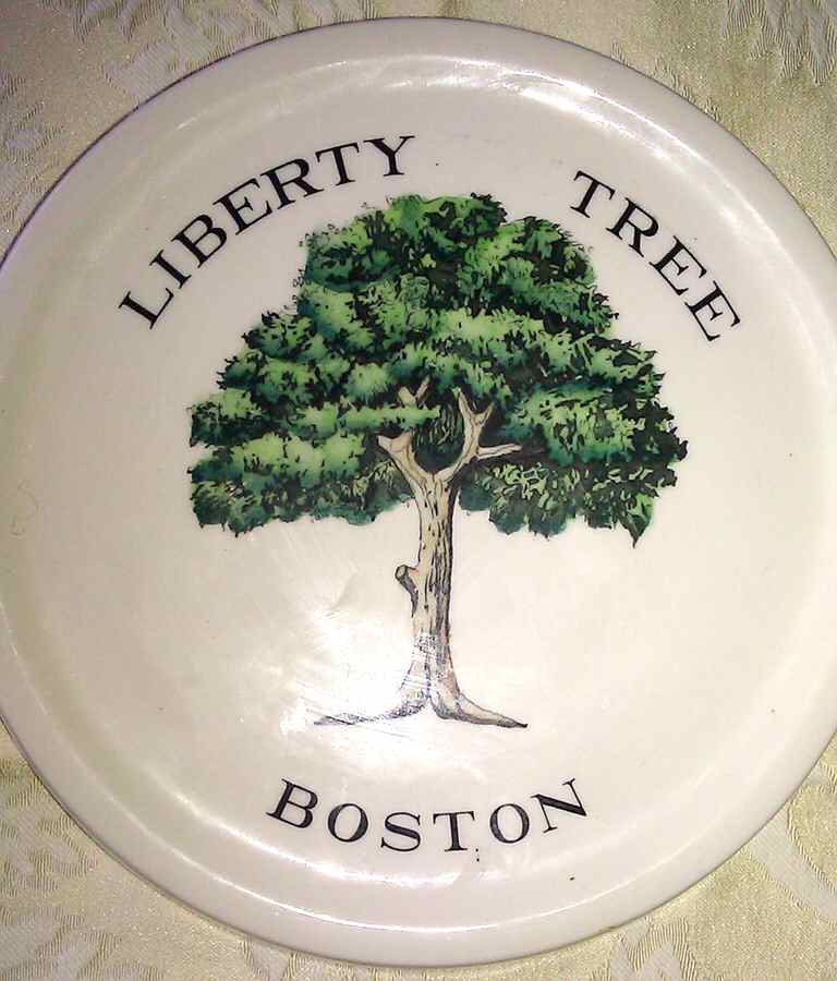 Liberty Tree Boston Bread & Butter Plate by Spode-1