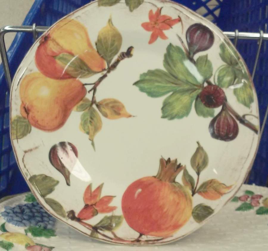 Autumn Fruit Dinner Plate by Sur La Table-1