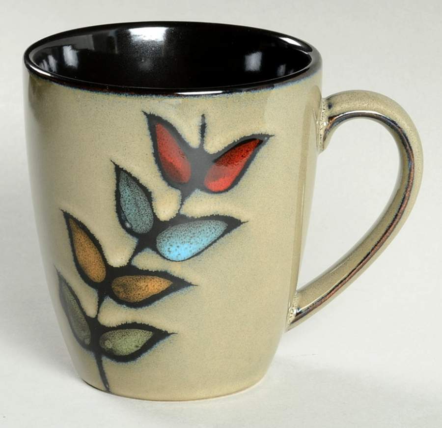 Flora Black Mug by Sango-1