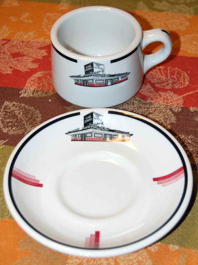 SHO358 Flat Cup & Saucer Set by Shenango-1
