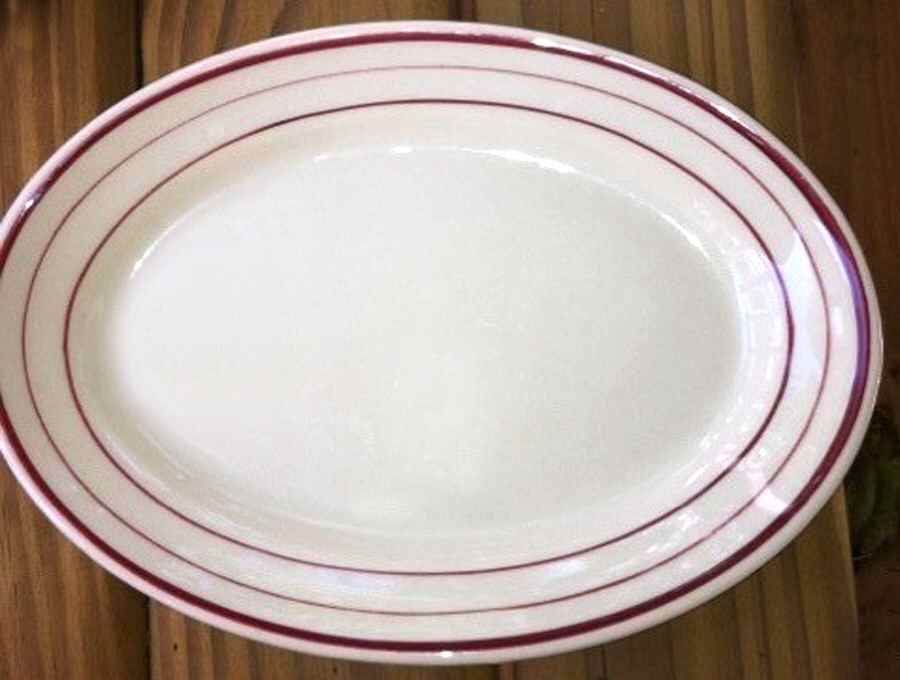 STR138 7" Oval Serving Platter by Sterling China (USA)-1