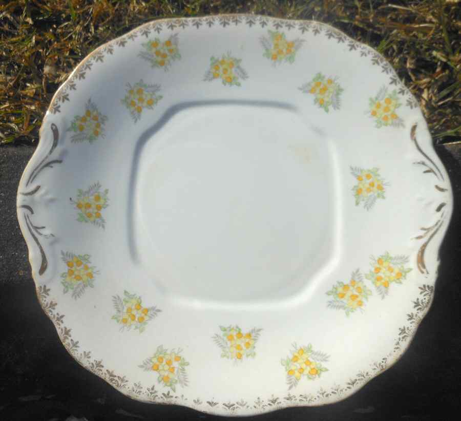 1376 Square Handled Cake Plate by Salisbury-1