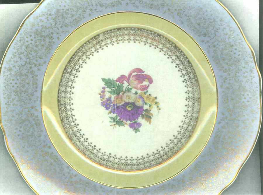 2049 Light Blue Dinner Plate by Steubenville-1